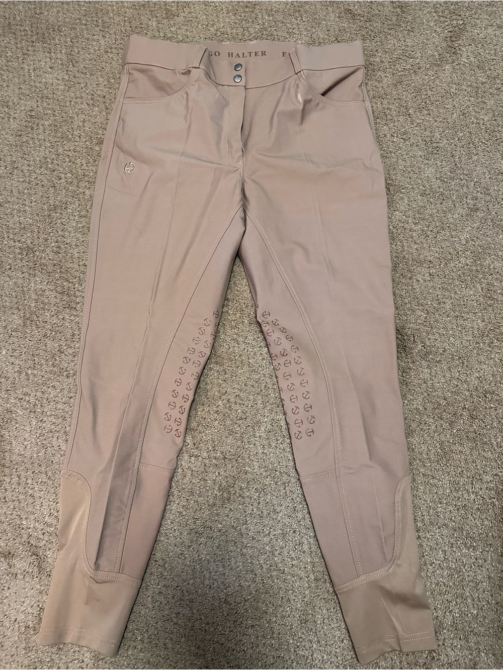 Halter ego knee patch breeches
